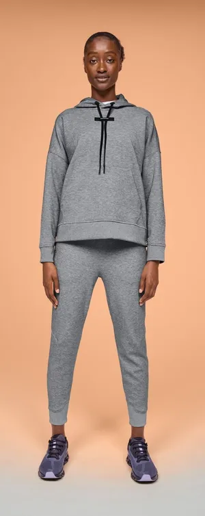 On‎ Running Womens Sweatpants Grey Heather Joggers Size S Swiss Engineering thumbnail 1