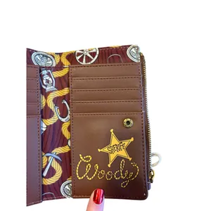 Loungefly Pixar Toy Story Woody Sheriff Flap Wallet NWT‎ thumbnail 4