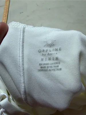 Aerie offline White Ruffle-Hem tennis Dress built in shorts medium thumbnail 5