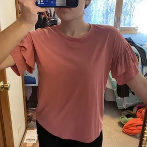 Francesca's Pink Blouse Shirt thumbnail 2