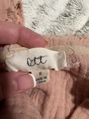 Pink OTT Long Sleeve Blouse thumbnail 5