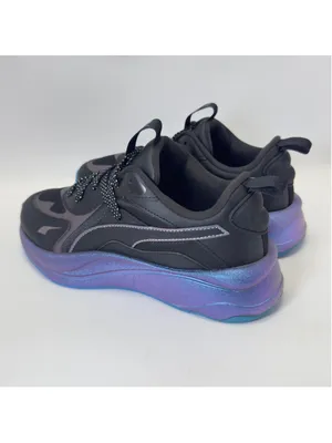 Puma RS-Curve Lightsense Women's Running Sneakers Size 8 Black and Purple thumbnail 14