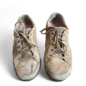 Skechers Relaxed Fit Bikers Curbed Suede Sneakers Womens 8.5 Brown Comfort thumbnail 3
