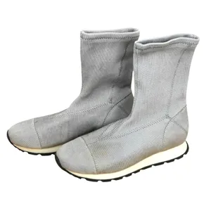 Free People Astral Sneaker Boot Mid-Calf Gray Size 36‎ Womens Knit Fabric Rubber thumbnail 7