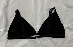 Triangle Bikini Top Black Size undefined thumbnail 1