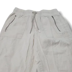 Athleta Pants Size 10 W29"xL26.5" Athleta Cabo Linen Jogger Pants Pull On Pants thumbnail 3