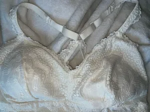White Bralette Size XL thumbnail 2