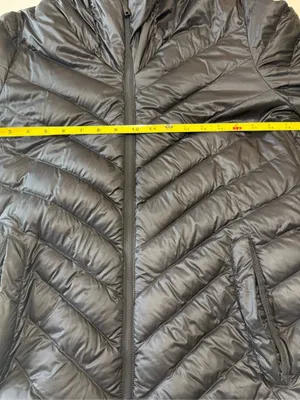 Under Armour Black Chevron Quilted Hooded Packable Puffer thumbnail 6