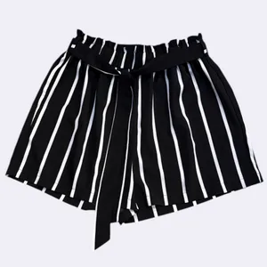 Black and White Striped Shorts Size XL thumbnail 1