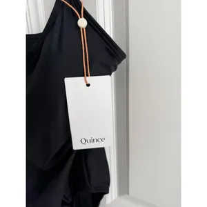 Quince NWT Italian Cami One-Piece Swimsuit Black Small thumbnail 6