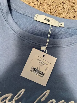 Adika Legend Blue Crop Top thumbnail 3