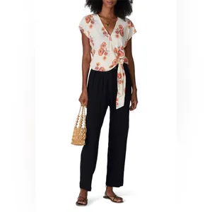 Madewell Twiggy Dandelion Floral‎ Print Wrap Top thumbnail 8