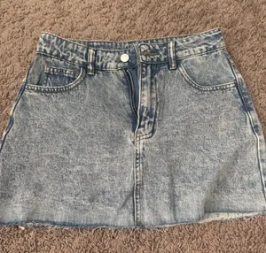 Mini Skirt with Bows Blue Size XS thumbnail 1