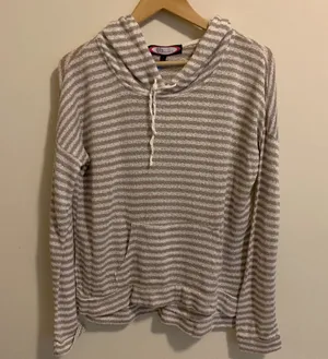 t/o Sweaters Hooded Lightweight Sweater Striped Nautical thumbnail 1