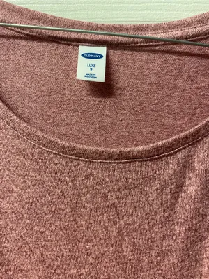 Old Navy Women’s Long-Sleeve Scoop Neck Top - Rose Pink thumbnail 4