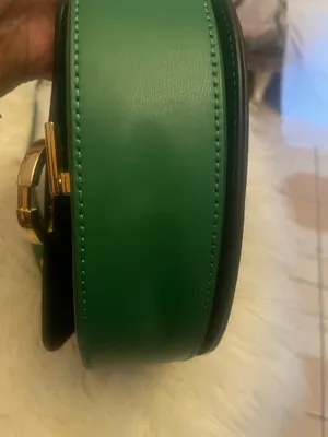Green Borse In Pellle bag thumbnail 4