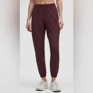 Lululemon NWT Adapted State Perforated High Rise Joggers Goodnight Plum Size 4 thumbnail 2