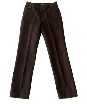 New York Jeans Metallic Pants Black Size 8 thumbnail 1