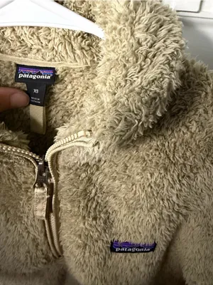 Patagonia Womens XS Los Gatos Fleece Pullover Cream Beige Quarter Zip thumbnail 3