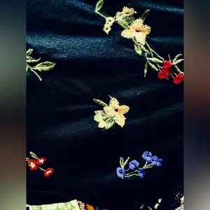 Anthropologie Parvati Floral Boho Embroidered Top Size Medium‎ thumbnail 9