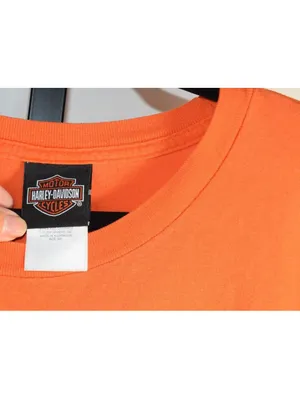 Harley-Davidson 3XL Orange Graphic Tee – NW HD Olympia WA Since 1994 thumbnail 3