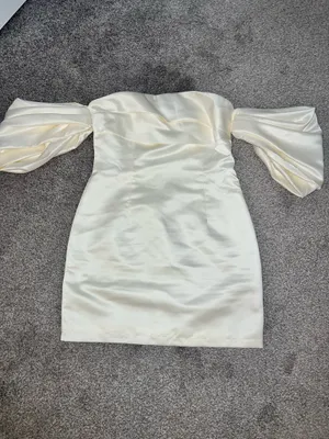 Petal & Pup Mini White Dress thumbnail 2
