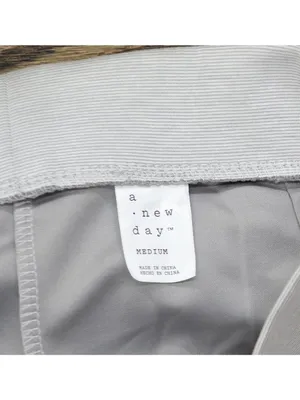 NEW A New Day High Waist Joggers Elastic Waistband Pockets Heather Gray M thumbnail 4
