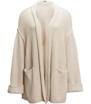 Free People Low Tide Cardigan Size XS/S in Cream thumbnail 1