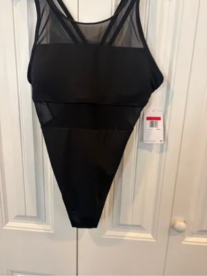 Nike black one piece swimsuit size large thumbnail 4