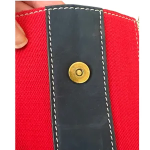 Tory Burch Maritime Stripe Crossbody Canvas Red‎ Ivory Nautical thumbnail 15