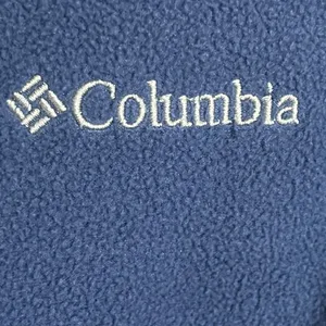 Columbia Women's Fleece Quarter‎ Zip Sweatshirt Size Small Blue Long Sleeve thumbnail 3