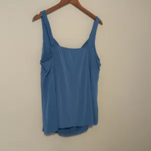 Maurices 2X Twist Top Front Stretchy Tank Top in Teal Plus thumbnail 3