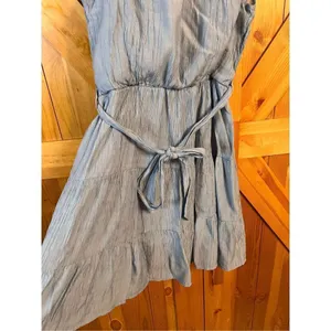 Blue sleeveless dress size medium (2359)￼ thumbnail 2