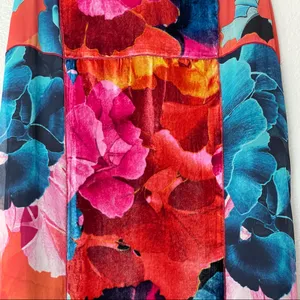 Anthropologie Leifsdottir Night Peony Silk Velvet Sleeveless Dress Size 8 thumbnail 7