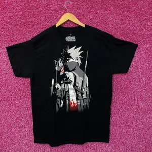 Naruto Shippuden ANBU Black Ops Kakashi Hokages Anime Tee L thumbnail 1