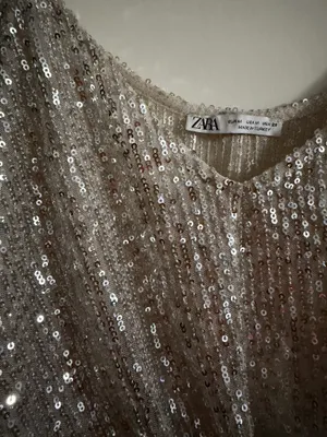 Zara sparkly tank top thumbnail 2