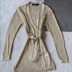 Lioness Gold Wrap Dress thumbnail 5