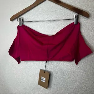 One Teaspoon Hot Pink Body Holster Cropped top NEW SMALL thumbnail 6
