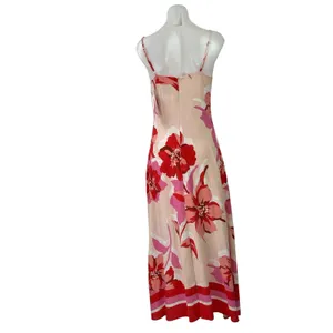 NEW White Closet Multicolor Floral V Neck Sleeveless Cami A Line Maxi Dress XS thumbnail 3