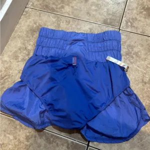FP Movement by Free People Cobalt Blue Smocked Waist Skort thumbnail 8