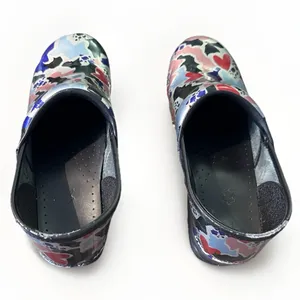 DANSKO‎ Professional Clogs Multi-Colored Abstract Design Red Hearts - (40) 9.5 thumbnail 2