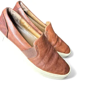 Frye Ivy Brown Leather Slip On Casual Comfort Shoes Womens Size 7M 3471274-COG thumbnail 3