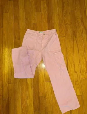Pink Cargo ZARA Pants thumbnail 1