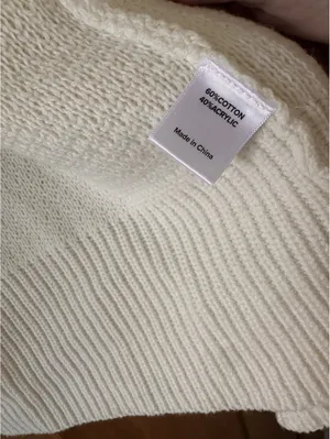 NWT Evereve Nico Wrap Cardigan Sweater Off White Women’s size Medium thumbnail 9