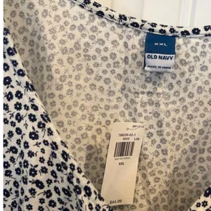 Old Navy White And‎ Blue Floral Dress Size XXL thumbnail 6