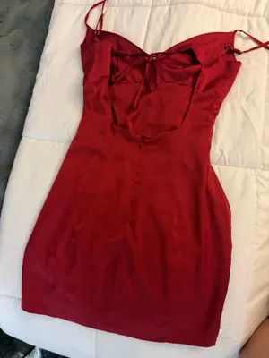 Oh Polly Mini Dress Bodycon Red thumbnail 2