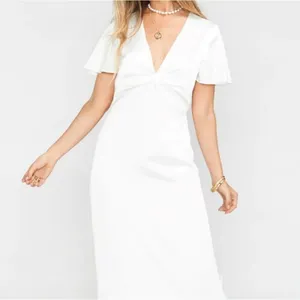 Show Me Your Mumu Rome Twist Gown Ivory Luxe Satin Extra‎ Large thumbnail 3