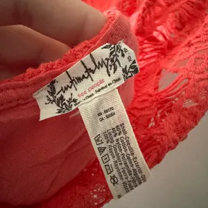 Free‎ People Intimately Daydream Bodycon Slip Lace Dress Coral Pink Plunge Back thumbnail 7