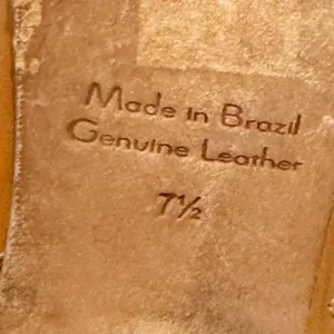 Madewell Boots Size 7.5 Tan Leather Billie‎ Ankle Stacked Heel Coastal Cowgirl thumbnail 6