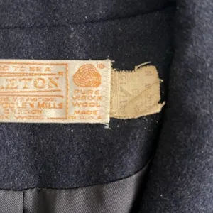 Vintage‎ Pendleton Navy Blue Virgin Wool Double Button Blazer Womens Jacket thumbnail 5